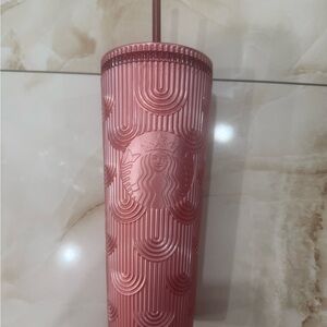 Starbucks Pink Tumbler 24fl oz